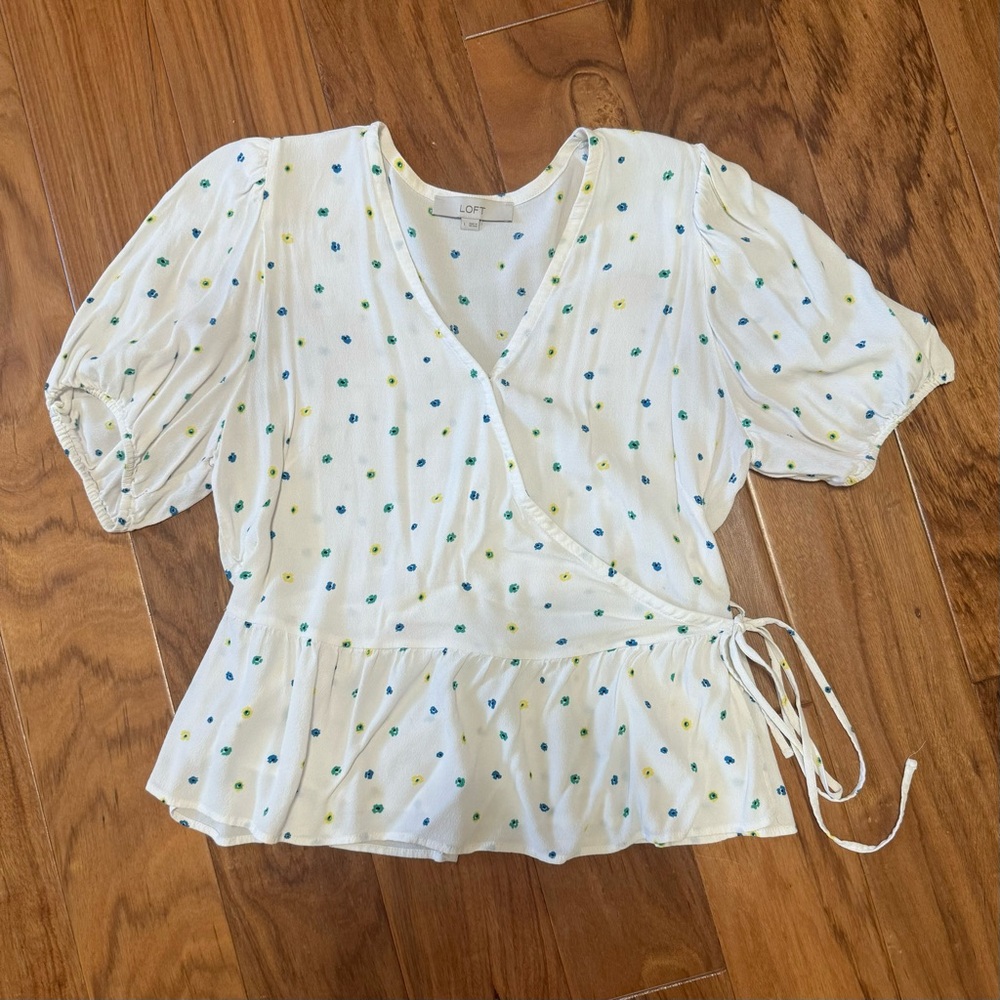 Loft Wrap Blouse